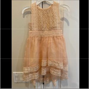 Blush dress- Size 4T- Trish Scully brand